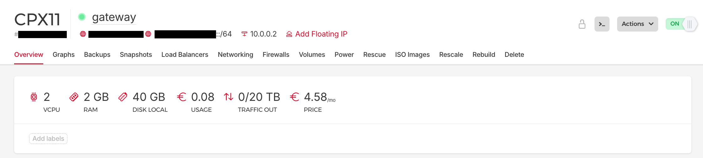 Gateway config