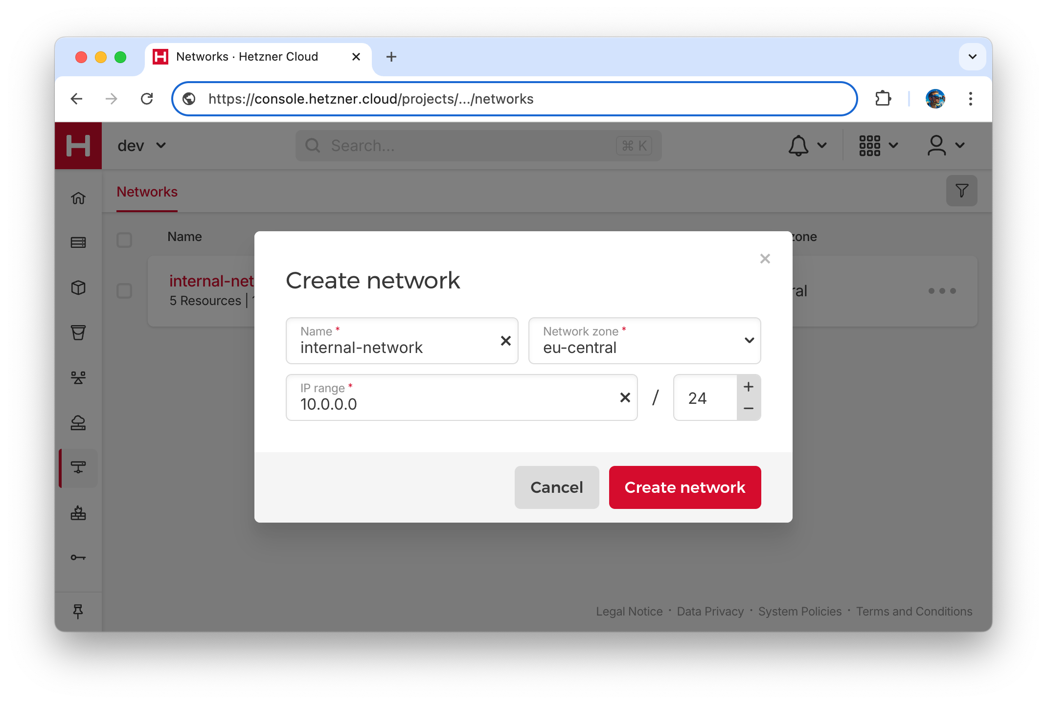 Private network